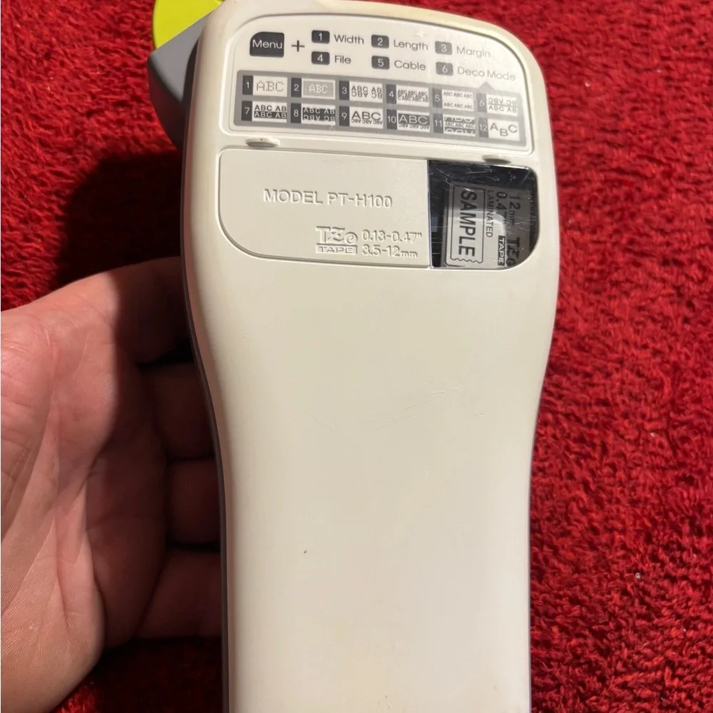 Brother P-touch PT H100 Label Maker Hand Held Electronic. Tested